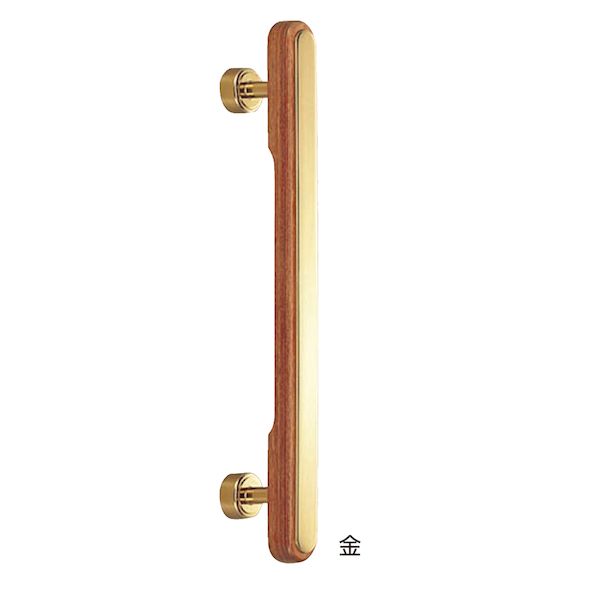 (LINEクーポン有)シロクマ NO.94/550MM ウッド/金 マキシム取手 No.94 550mm ウッド/金 1組 2本 NO.94550MMウッド金|測定器・工具のイーデンキ