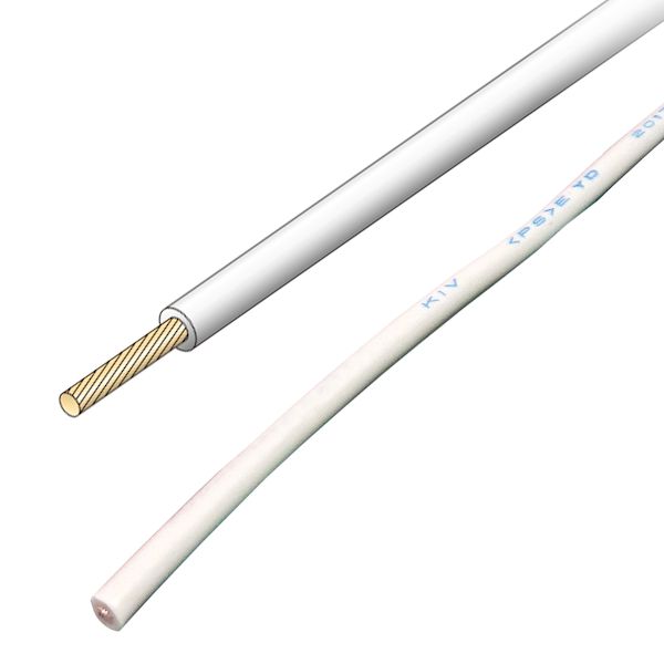 翌日出荷 JAPPY ジャッピー KIV 2SQ-JP ｼﾛ 【200個入】電気機器用ビニル絶縁電線 KIV2SQJPｼﾛ