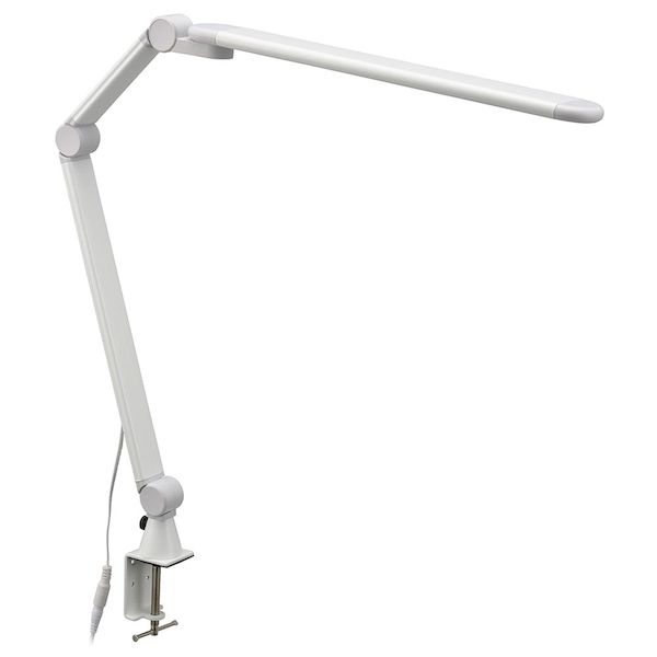 (LINEクーポン有)オーム電機 LTC-LS30N-W LEDデスクランプ クランプ式／3段階調光／Ra93／850 lm／昼光色／ホワイト LTCLS30NW