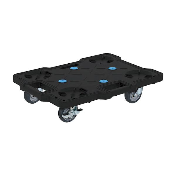 【個人宅配送不可】サカエ SAKAE SCR-B400SEBKSX 直送 代引不可・他メーカー同梱不可 まとめ買い サカエキャリー サイレントエラストマー車／520×390／10台セット SCRB400SEBKSX
