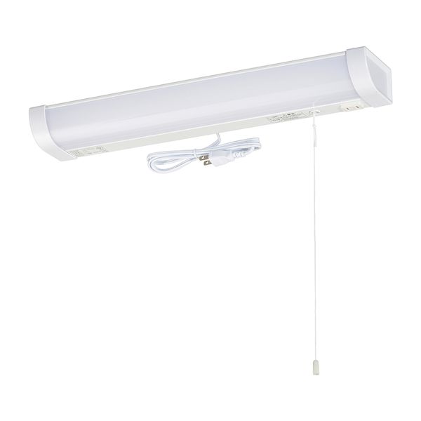 オーム電機 LT-LSL09D-HS LED流し元灯 15W形 引きひもスイッチ／長さ465mm／960 lm／9．0W／昼光色相当／屋内専用／配線工事不要 LTLSL09DHS 4,507円