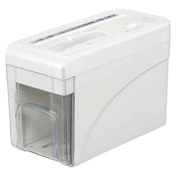 オーム電機 SHR-SD05C 卓上クロスカットシュレッダー 容量3．2リットル／A4対応／62dB／ホワイト SHRSD05C 7,051円