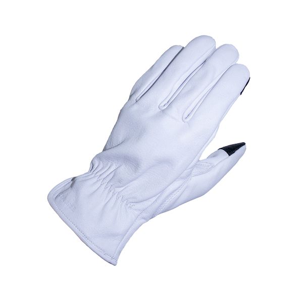 山城 YAMASHIRO ID301WH/2XL ideal ID&minus;301 GOAT レザーグローブ ホワイト 2XL ID301WH2XL｜測定器・工具のイーデンキ
