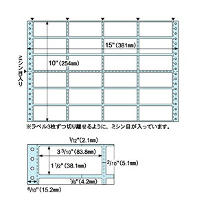 (LINEクーポン有)ヒサゴ SB250 タック 4×6【500シート 12000片】 ドットプリンタ用ラベル タックシール 角丸 HISAGO|測定器・工具のイーデンキ