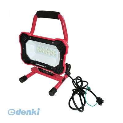 (LINEクーポン有)アイガーツール EIGERTOOL EKS0197 パワービルドLED投光器 屋外使用可能 BUILT POWER 日用品 レッド