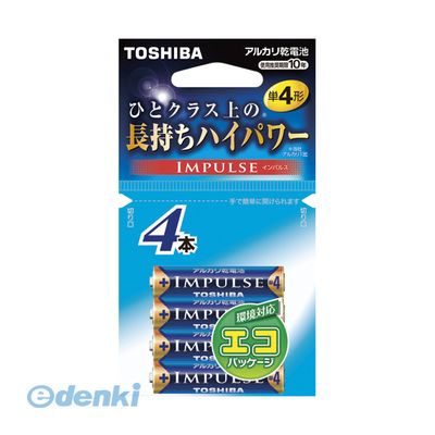 (LINEクーポン有)東芝 TOSHIBA LR03H 4EC 【50セット】 インパルス 単4&minus;4P【フック】【４本】 LR03H4EC｜測定器・工具のイーデンキ 13,723円