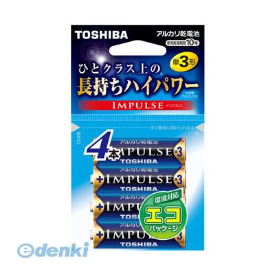 (LINEクーポン有)東芝 TOSHIBA LR6H 4EC 【50セット】 インパルス 単3&minus;4P【フック】【４本】 LR6H4EC｜測定器・工具のイーデンキ