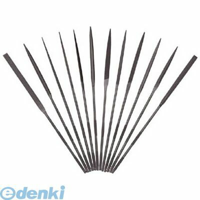 (LINEクーポン有)ツボサン KH01256T 精密ヤスリ 12本組 刀刃 ＃6