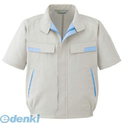 (LINEクーポン有)ミドリ安全 VES71UESS 静電気帯電防止作業服“男女ペア半袖ブルゾン”|測定器・工具のイーデンキ