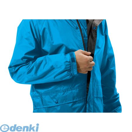 【即納在庫品】「直送」Makku マック 4939108791076 雨具 フェニックス２ ブルー Ｍ 雨具 ユニセックス レインウエア アイトス