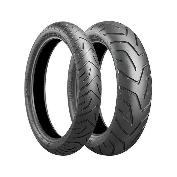 (LINEクーポン有)ブリヂストン BRIDGESTONE MCR05683 A41 F 120／70R15 M／C 56V TL フロント ADVENTURE BATTLAX チューブレスタイプ ナイケン