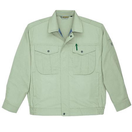 (LINEクーポン有)4532484583909 ECO WORLD 5647 ナガソデジヤケツト 色：グレー サイズ：L