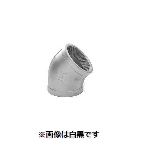 (LINEクーポン有)【個人宅配送不可】【個数：1個】ＳＵＮＣＯ 4548325911060 直送 代引不可・他メーカー同梱不可 SUS304 45°エルボ 45L 65A 2”1／2