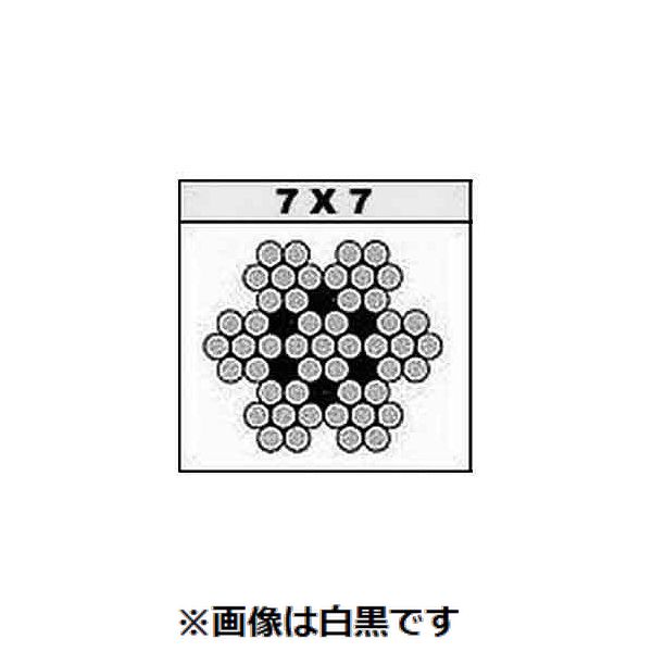 (LINEクーポン有)【個人宅配送不可】ＳＵＮＣＯ 4548325937909 直送 代引不可・他メーカー同梱不可 MM ステン ワイヤーロープ 7x7 200m W7－3