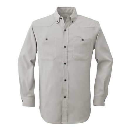 (LINEクーポン有)4930269027295 SMART WORK WEAR SW515 メンズ／レデイースウエスタンシヤツ 色：パールグレー サイズ：M