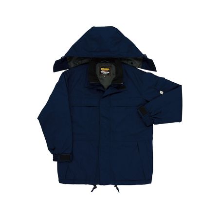 (LINEクーポン有)4930269163320 ECO WORLD 8665 コート 色：ネイビー サイズ：M