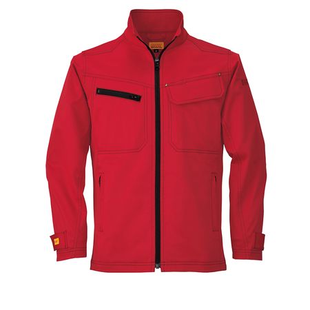 (LINEクーポン有)4930269213858 SMART WORK WEAR SW108 レディースフィールドジャケット 色：ラストルージュ サイズ：4L
