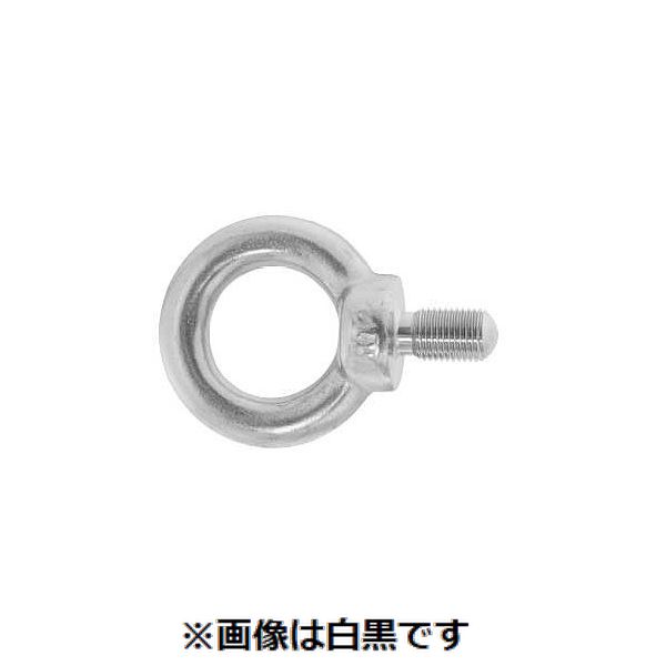 (LINEクーポン有)【個人宅配送不可】ＳＵＮＣＯ 4550041302251 【3個入】直送 代引不可・他メーカー同梱不可 三価ホワイト アイボルト 細目 M14 P1．5