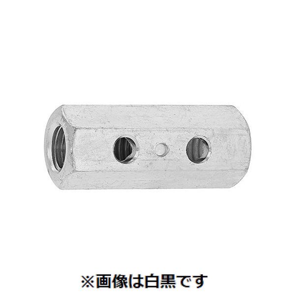 (LINEクーポン有)【個人宅配送不可】【個数：45個】ＳＵＮＣＯ 4550470864542 【45個入】 直送 代引不可・他メーカー同梱不可 三価ホワイト 横穴付高ナット ポンチ付き 12X19X50