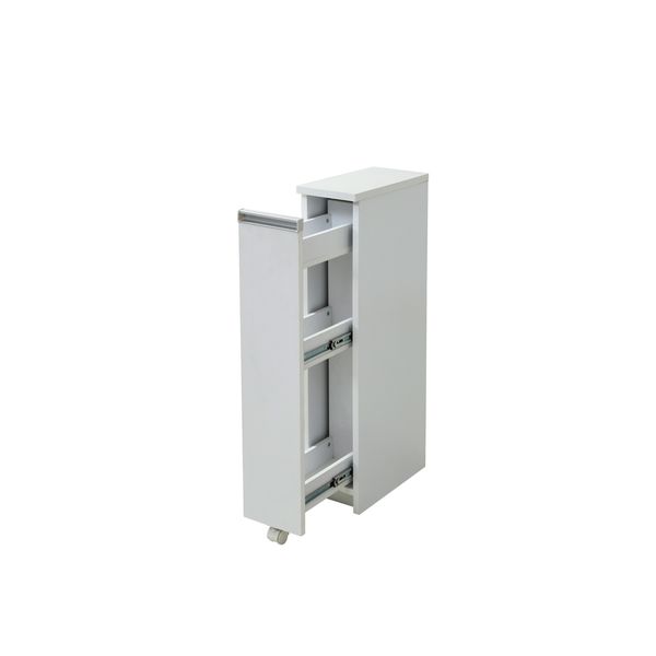 JKプラン FKC-0006-WH 直送 代引不可・他メーカー同梱不可 キッチン 隙間収納 ラック スリム キッチンストッカー 幅18 高さ90 奥行40 3段 ロータイプ 調味料ラック ペットボトル FKC0006WH キッチン 隙間収納 ラック スリム キッチンス