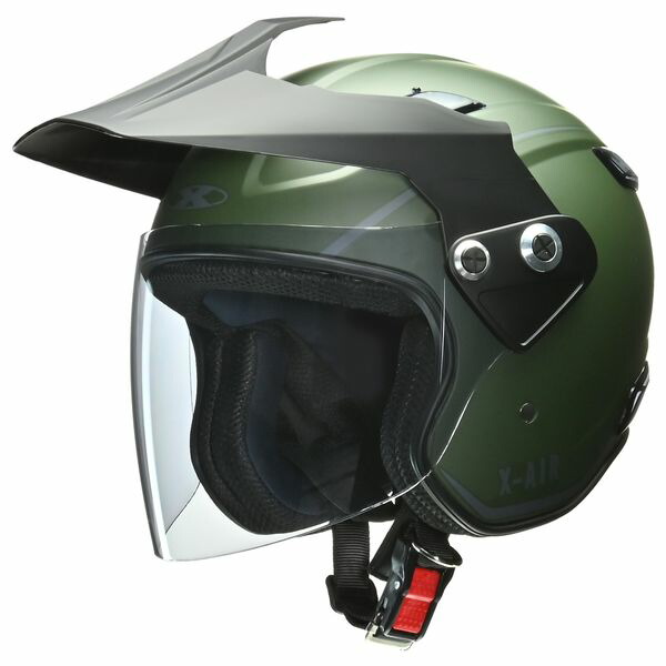 (LINEクーポン有)リード工業 4952652152001 ヘルメット RAZZO&minus;V マットグリーン L｜測定器・工具のイーデンキ