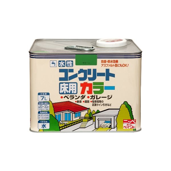 「直送」ニッペホームプロダクツ 4976124090226 直送 代引不可・他メーカー同梱不可 水性コンクリートカラー ライトグレ－ 7L ライトグレー 水性コンクリ-トカラー パンコンテナ 作業用品 電設工具 圧着工具