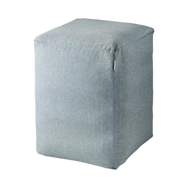(LINEクーポン有)ELECOM エレコム HCF-BBCUBE55BUL バランスボール 四角い 椅子 チェア W40×D43×H55cm 耐荷重120kg 専用カバー／ポンプ付き 簡単収納 ライトブルー HCFBBCUBE55BUL