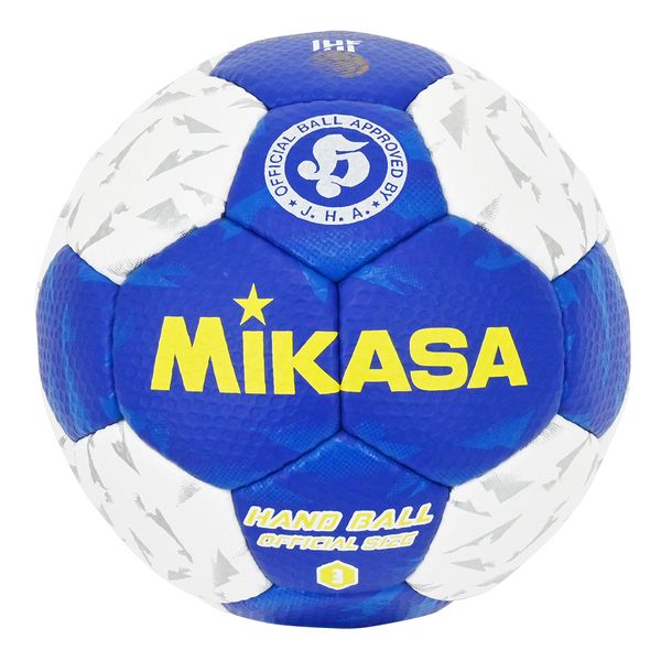 ミカサ MIKASA 4907225061532 HB350B-WBL ハンド3号 試合球 ディンプル 白青 松脂アリ