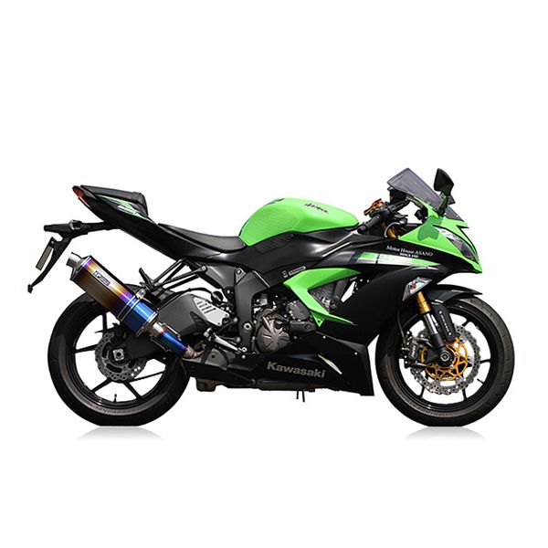 (LINEクーポン有)アールズ・ギア GK28-03XD GPスペック S／O シングル クロスオーバルチタンドラッグブルー マフラー GK2803XD