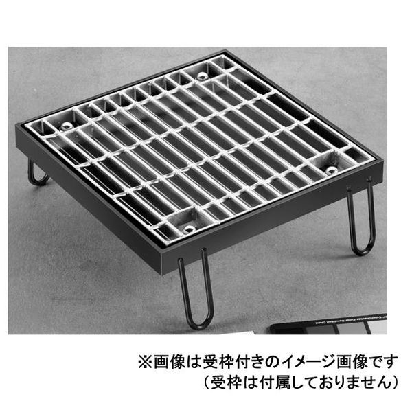 (LINEクーポン有)【個人宅配送不可】【個数：1個】ニムラ PGT 38-66(T-2) 直送 代引不可・他メーカー同梱不可 鋼板製グレーチング ボルト固定式落込み プレーンタイプ PGT 一般型 溝幅600×600mm用 PGT3866(T2)