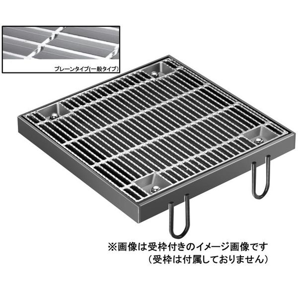 (LINEクーポン有)【個人宅配送不可】【個数:1個】ニムラ PGT-S 444-88(T-14/T-6) 直送 代引不可・他メーカー同梱不可 鋼板製グレーチング ボルト固定式落込・細目 プレーンタイプ PGT−S 一般型 溝幅800×800mm用 PG|測定器・工具のイーデンキ