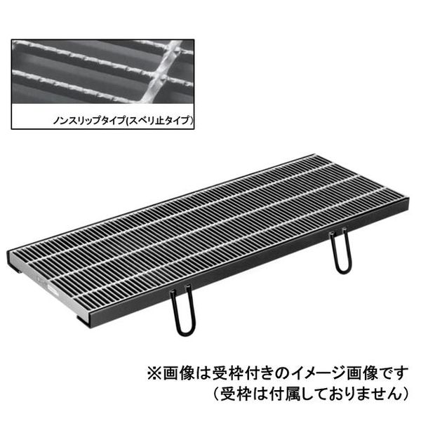 (LINEクーポン有)【個人宅配送不可】【個数：1個】ニムラ PKD-SV 319-1(歩道用) 直送 代引不可・他メーカー同梱不可 鋼板製グレーチング 横断・側溝用細目 ノンスリップタイプ PKD－SV スベリ止 溝幅100mm用 PKDSV3191(