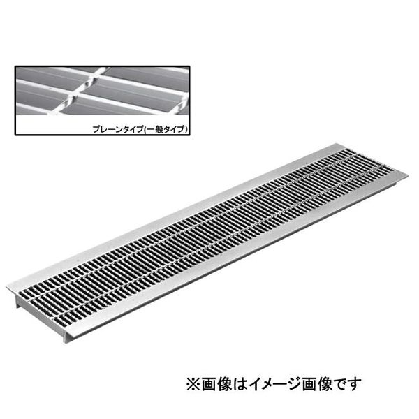 (LINEクーポン有)【個人宅配送不可】【個数：1個】ニムラ PUC-S 325-20(T-14/T-6) 直送 代引不可・他メーカー同梱不可 鋼板製グレーチング U字溝用細目みぞぶた プレーンタイプ PUC－S 一般型 溝幅200mm用 PUCS325