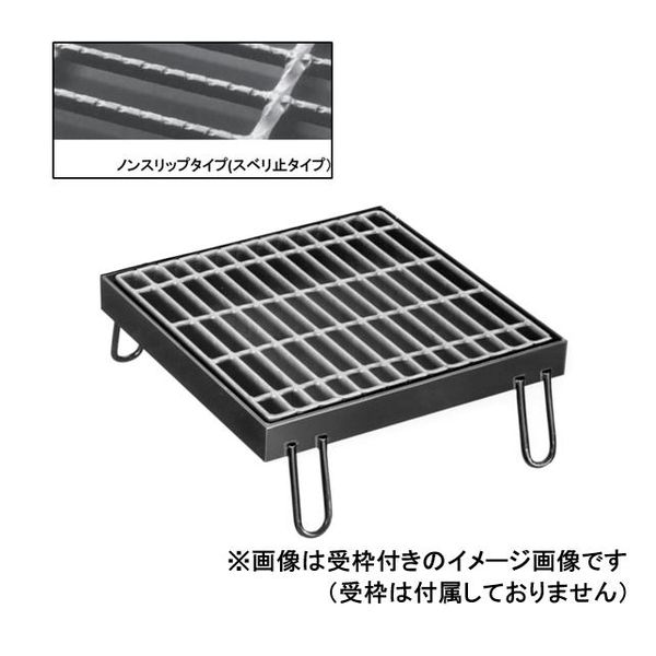 (LINEクーポン有)【個人宅配送不可】【個数：1個】ニムラ PGM-V 75-88(T-20) 直送 代引不可・他メーカー同梱不可 鋼板製グレーチング 桝用 ノンスリップタイプ 普通目 PGM－V スベリ止 溝幅800×800mm用 PGMV7588(