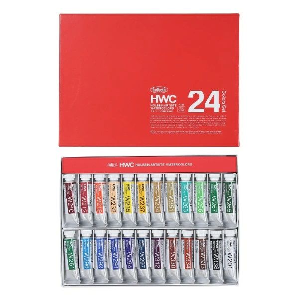 ホルベイン　透明水彩絵具　60色 ホルベイン]透明水彩絵具 ナイトフォールカラーズ 5色セット 5ml