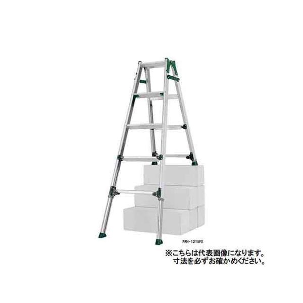 【個人宅配送不可】アルインコ ALINCO PRH-1821FX 直送 代引不可・他メーカー同梱不可 伸縮脚付はしご兼用脚立 高段差対応タイプ PRH1821FX|測定器・工具のイーデンキ