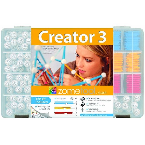 楽天市場】知育玩具 ゾムツール キット1 zometool 6歳以上 科学玩具