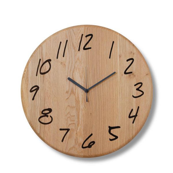 (LINEクーポン有)HIDAKAGU PL1TIM-0021414-OAOL ウォールクロック 宙moji #OAK PL1TIM0021414OAOL