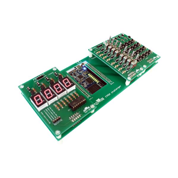 (LINEクーポン有)アドウィン ADWIN AKE-1104S キットで学ぶ！シリーズNo．4 FPGAチャレンジャー入門編：ALTERA版 キット＋CDセット AKE1104S｜測定器・工具のイーデンキ