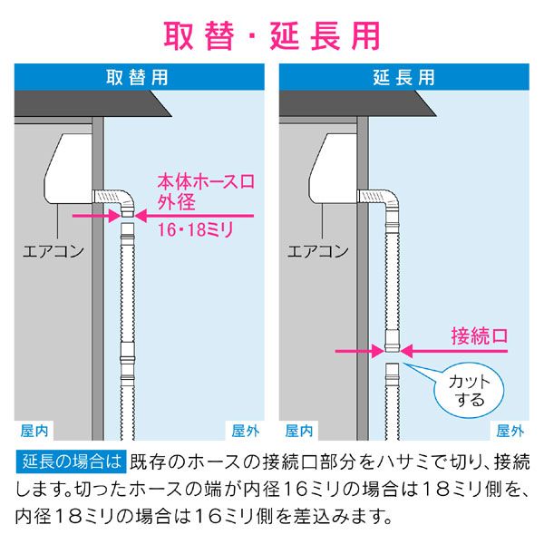 カクダイ Ga Kw003 Gaona ガオナ これカモ ドレンホースと消音バルブのセット エアコン用 2 0m 長さ調節可能 ポコポコ音解消 防臭 防虫効果 取付簡単 Gakw003 2m Crunchusers Com