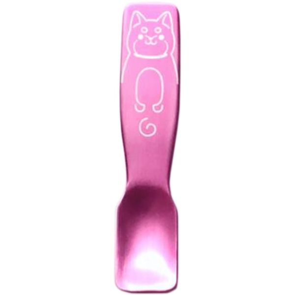 (LINEクーポン有)4995969044522 【14個入】 アルミアイススプーン 豆柴 ピンク PS－5922【キャンセル不可】