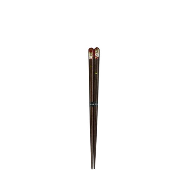 (LINEクーポン有)4580219387285 【15個入】 一双 会津蒔絵仲良しふくろう 20．5【キャンセル不可】