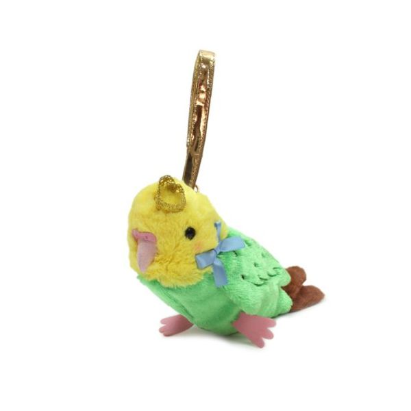 (LINEクーポン有)0795136470413 【8個入】47041 クラウンポーチ インコ グリーンイエロー【キャンセル不可】 コスメポーチ グリーンイエロー化粧ポーチ ゴルフボールポーチ ゴルフボール入れ 小物入れ