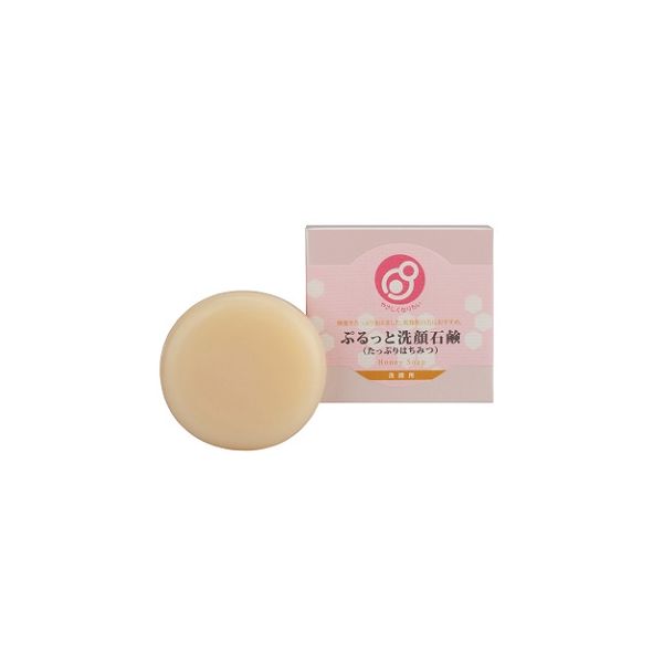 (LINEクーポン有)4907226001759 【12個入】 ぷるっと洗顔石鹸 たっぷりはちみつ 化粧箱【キャンセル不可】
