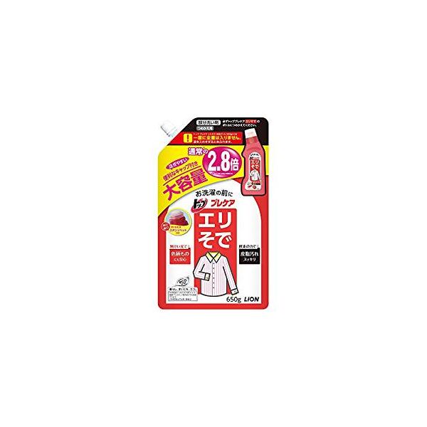 4903301231363 【16個入】 トッププレケア エリそで用つめかえ大容量サイズ 650g【キャンセル不可】|測定器・工具のイーデンキ
