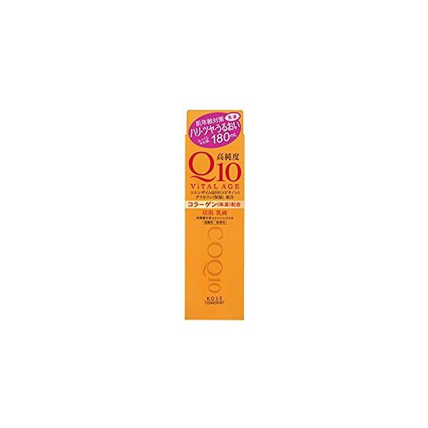 4971710310986 【24個入】 バイタルエイジQ10ミルキィローション180ML【キャンセル不可】｜測定器・工具のイーデンキ