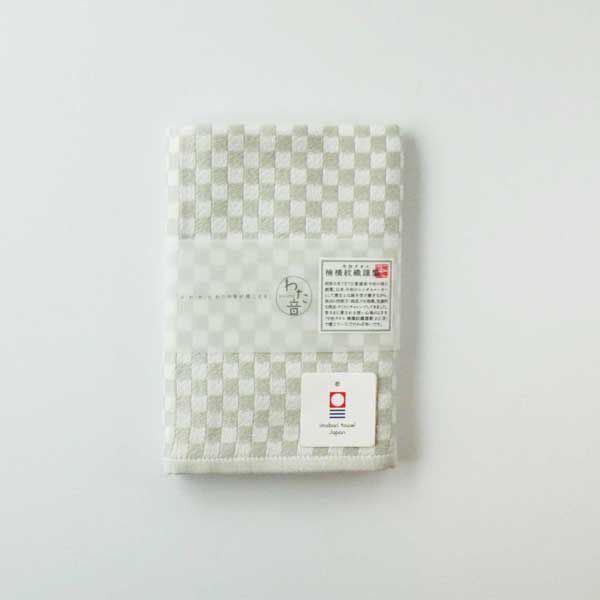 手数料安い 15個入 わた音 しゅす織り ハンカチタオルグレーw 絶対一番安い Eyp Rs