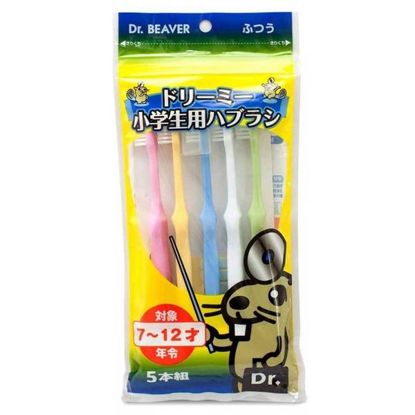 4538604091033 【120個入】 ドクタービーバー ドリーミー小学生用ハブラシ 5色【キャンセル不可】|測定器・工具のイーデンキ