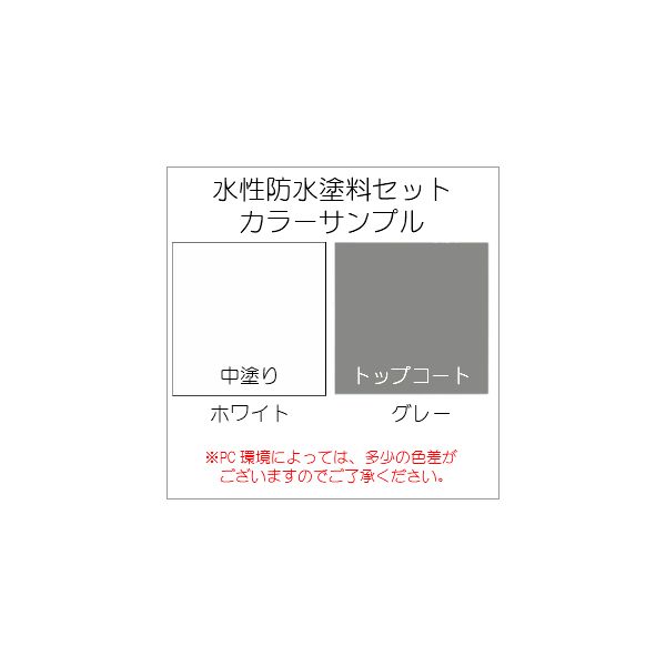 中塗りホワイト 上塗りグレーアトムハウスペイント既設防水 Frp防水下地塗り替え用水性防水塗料8m2セット 水性防水塗料8m2セットdiy 工具中塗りホワイト 上塗りグレー 測定器 工具のイーデンキアトムハウスペイント