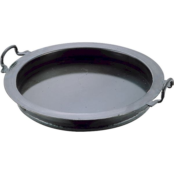 (LINEクーポン有)4967151192373 山田工業所 鉄ギョーザ鍋 42cm|測定器・工具のイーデンキ